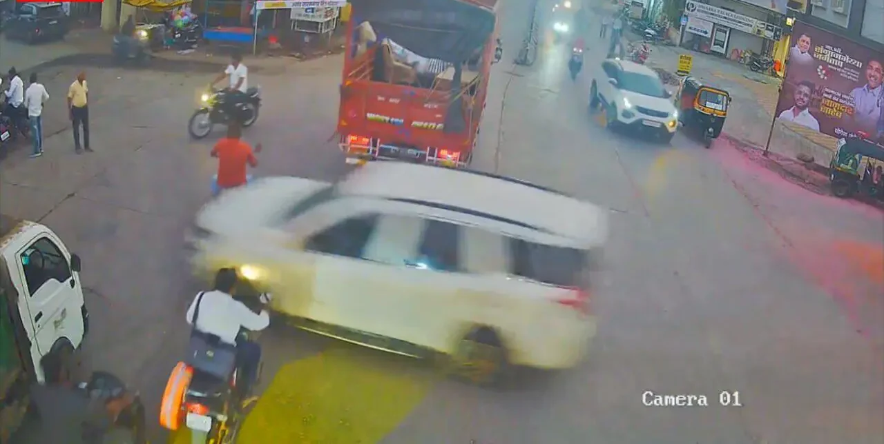 Hit and run incident in Ahilyanagar